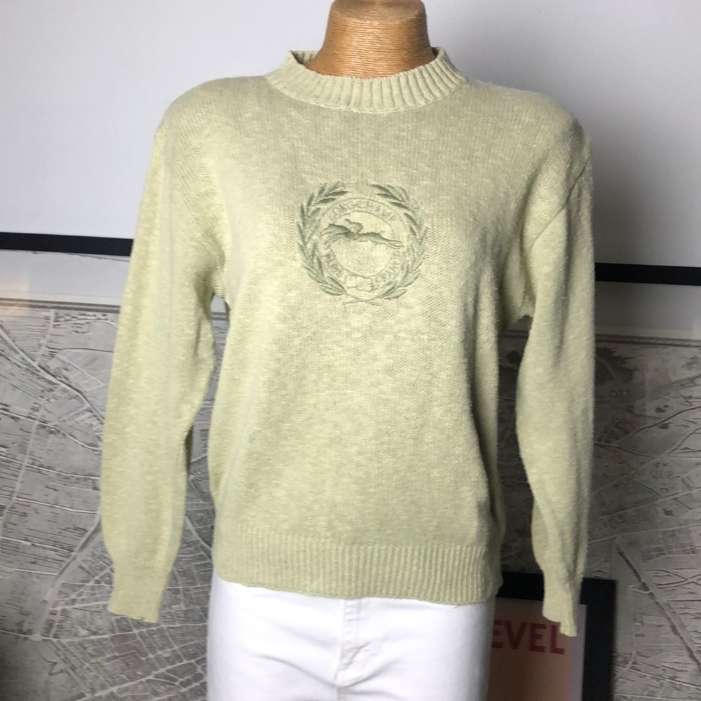 Longchamp Sweater with Embroidered Logo Size S - Picture 2 of 7